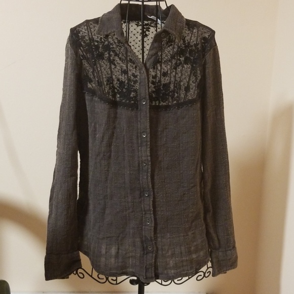 Free People Tops - Free People button down shirt size S